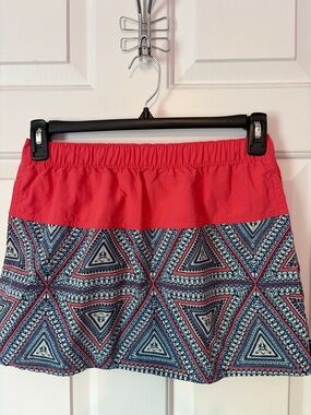 Patagonia Baggies Aztec print skirt - size small